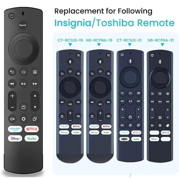 Remote Control Replacement Smart Fire TV Insignia Toshiba Hisense‎ NS-RCFNA-21 - Picture 5 of 10